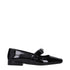 Versace Ballet Flats Black Patent Leather Women’s Shoes